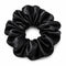 100% Silk Scrunchie (Black)